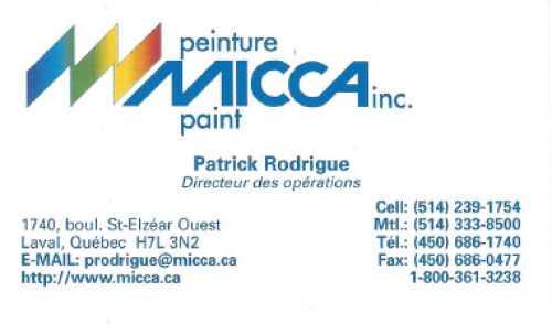 Peinture Micca Inc. à Laval